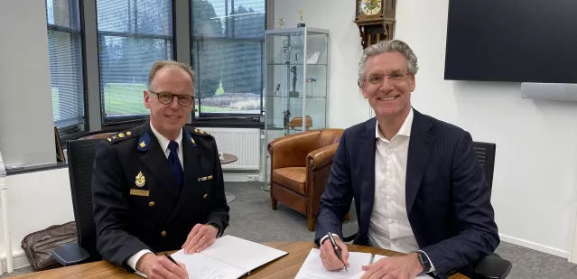 Ondertekening samenwerkingovereenkomst Thorbecke Academie en Politieacademie 