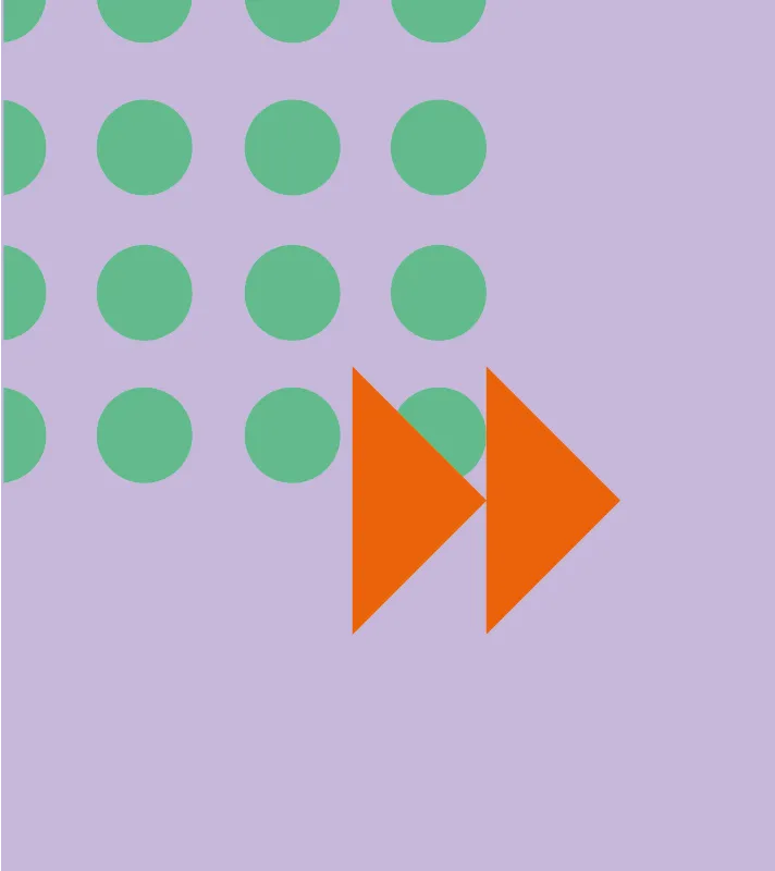 Pixels op paarse achtergrond
