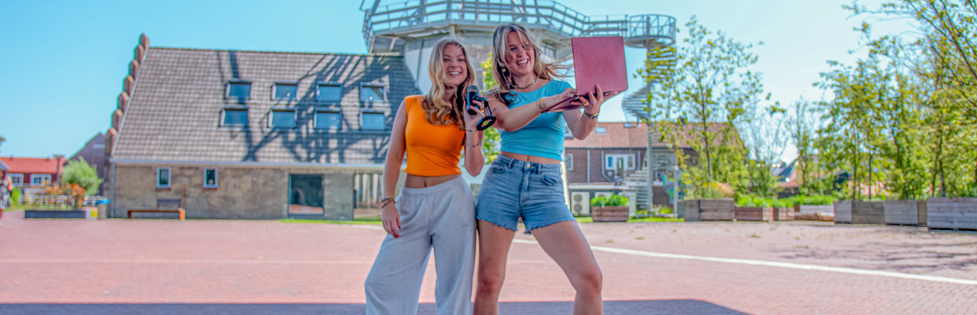 studenten op het kennisplein