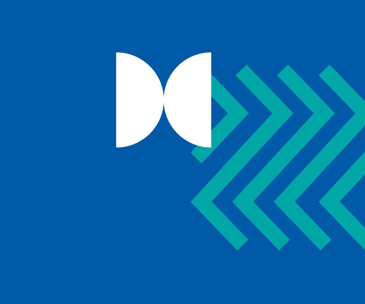 Pixels op blauwe achtergrond