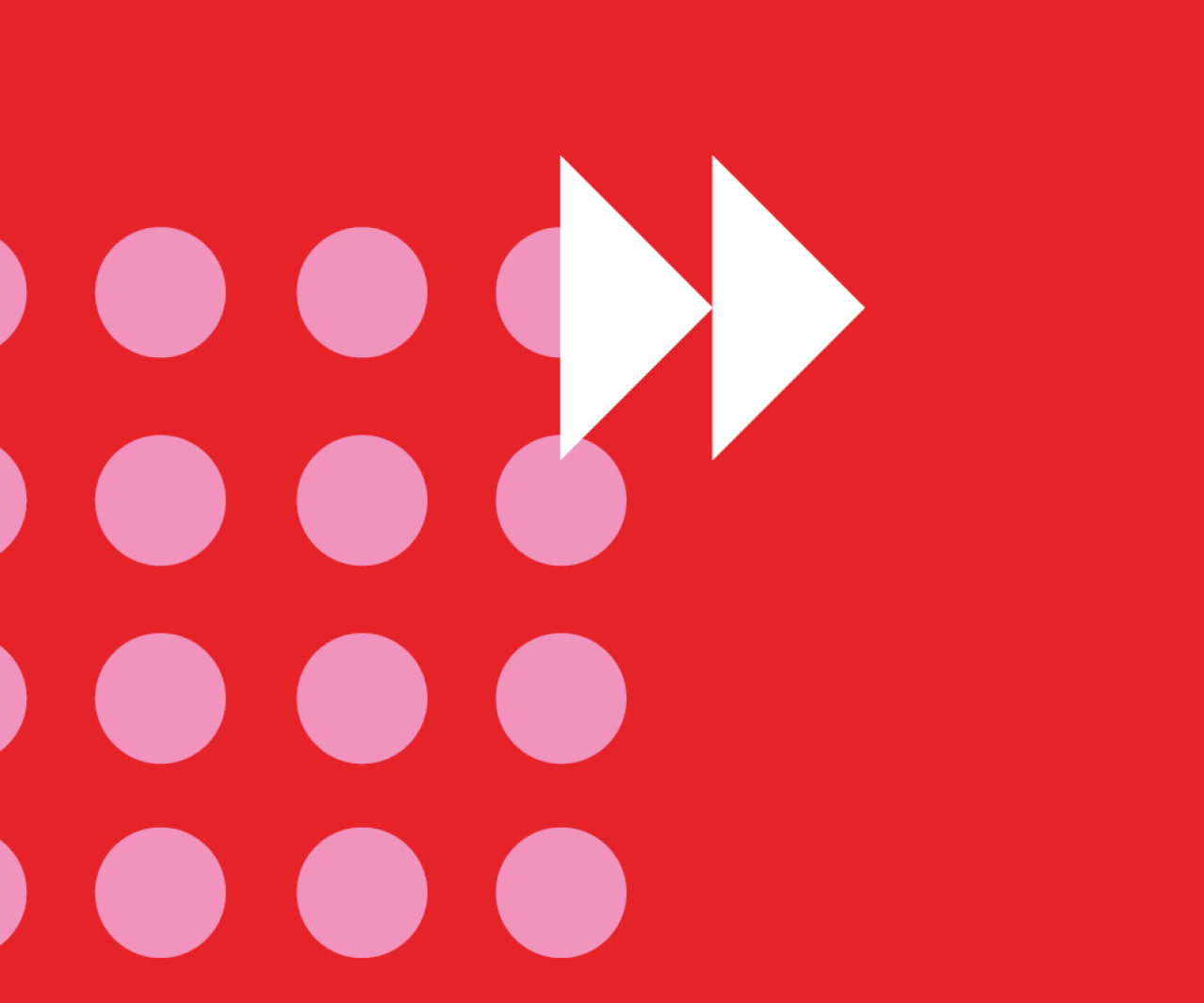 Pixels op rode achtegrond