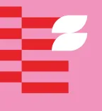 Pixels op roze achtergrond