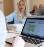 Studenten aan het werk