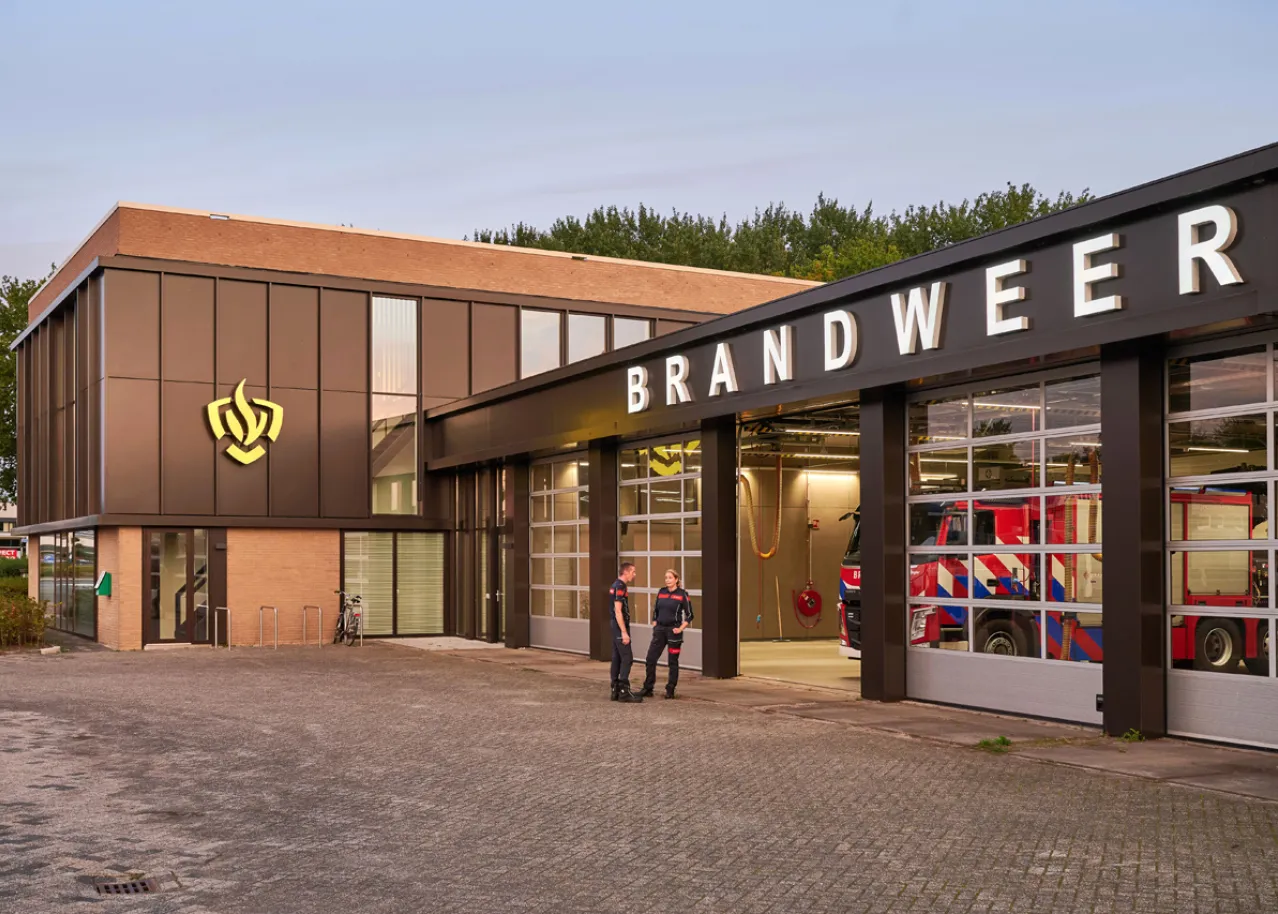 Foto van brandweer kazerne