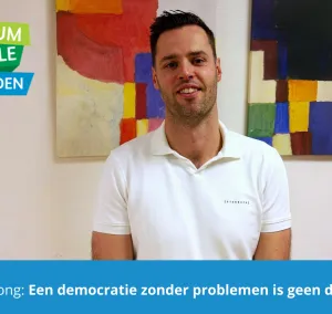 Een democratie zonder problemen is geen democratie Egbert de Jong