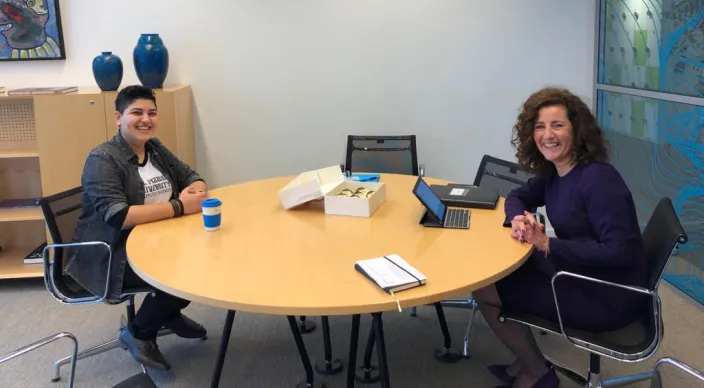 ceren wit op bezoek bij minister ocw