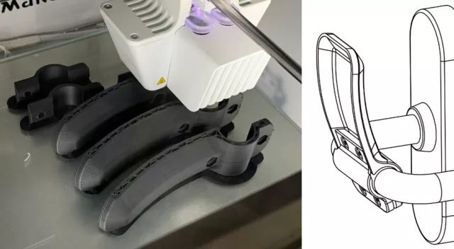 Deurklinken Corona-proof maken met 3D printen