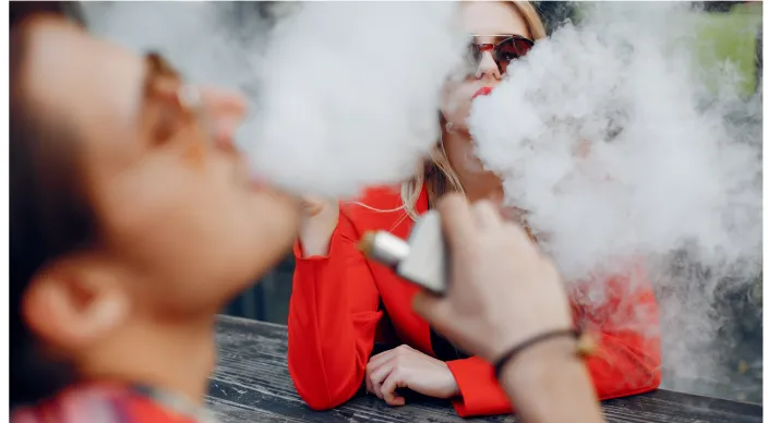 Header vapegedrag onder jongeren