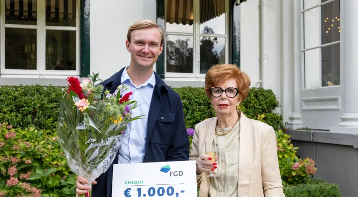 Sander Weijers wint FGD prijs 