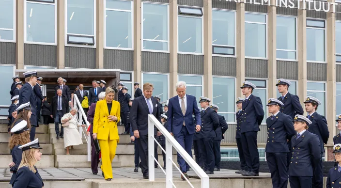 In 2023 bezocht het koningspaar het MIWB in Terschelling
